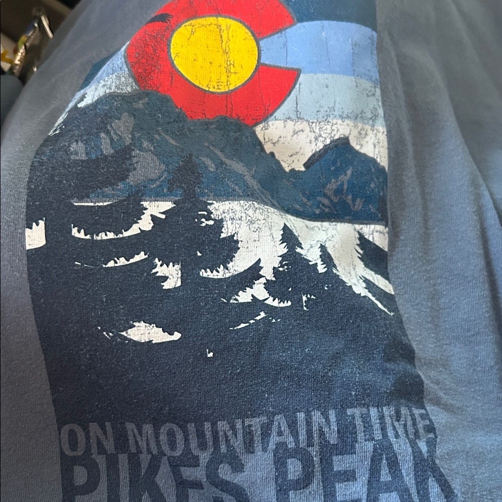 Gildan Heavy Cotton Sky Blue Tee - Picture 3 of 3